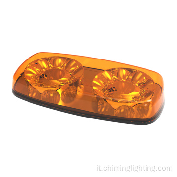 mini barra di avvertimento magnetica lampeggiante ambra
